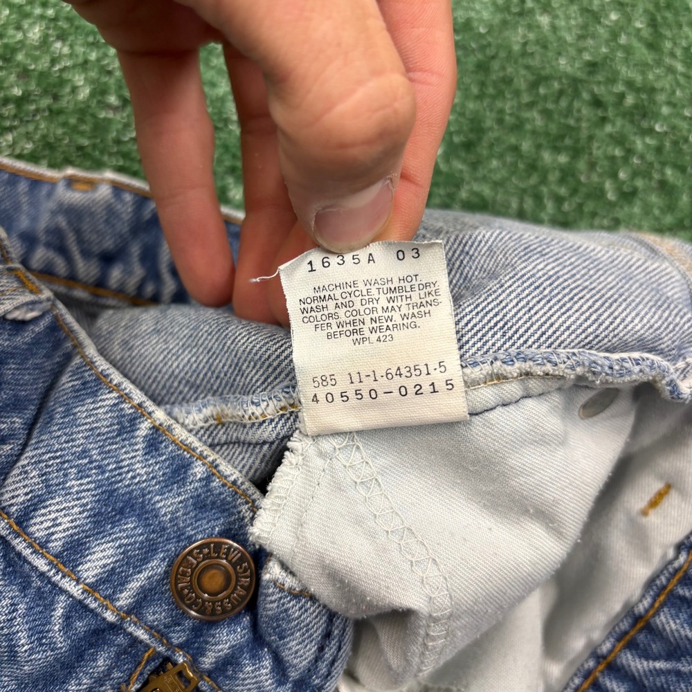 Vintage 90s Levis 550 Orange Tab Jeans - Picture 5 of 5